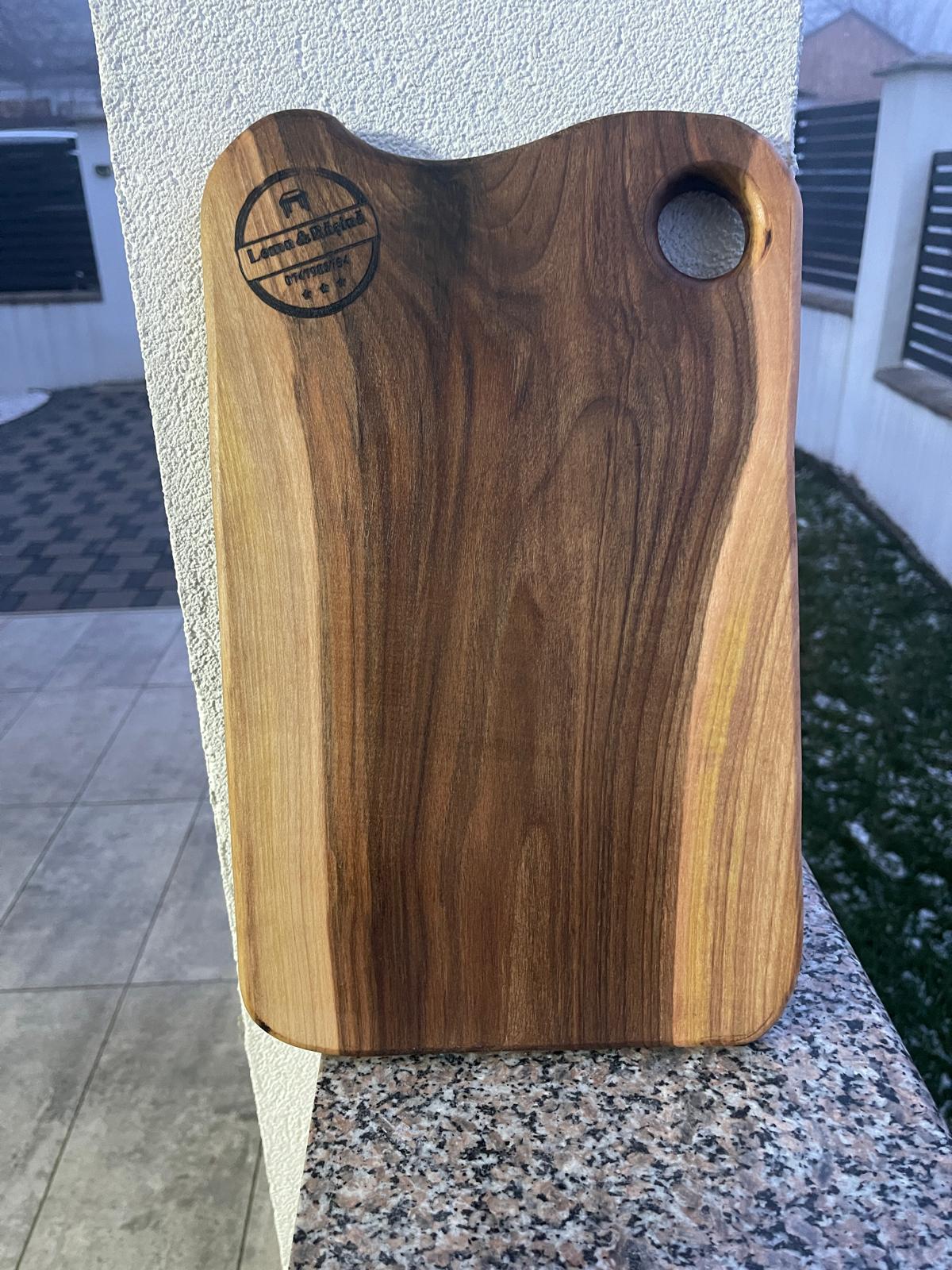 Tocător din lemn de nuc – 35×23 cm - imagine 2