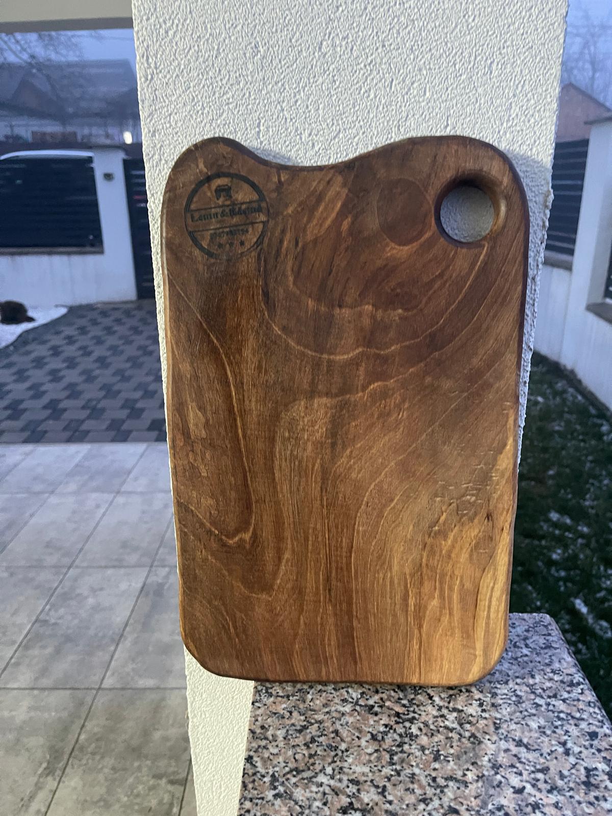 Tocător din lemn de nuc – 35×23 cm - imagine 3