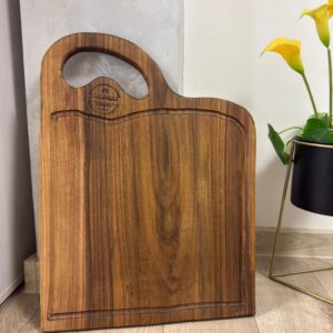 Tocător din lemn masiv de nuc 50x37x2 cm