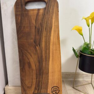 Platou din lemn masiv de nuc 65x26x2 cm