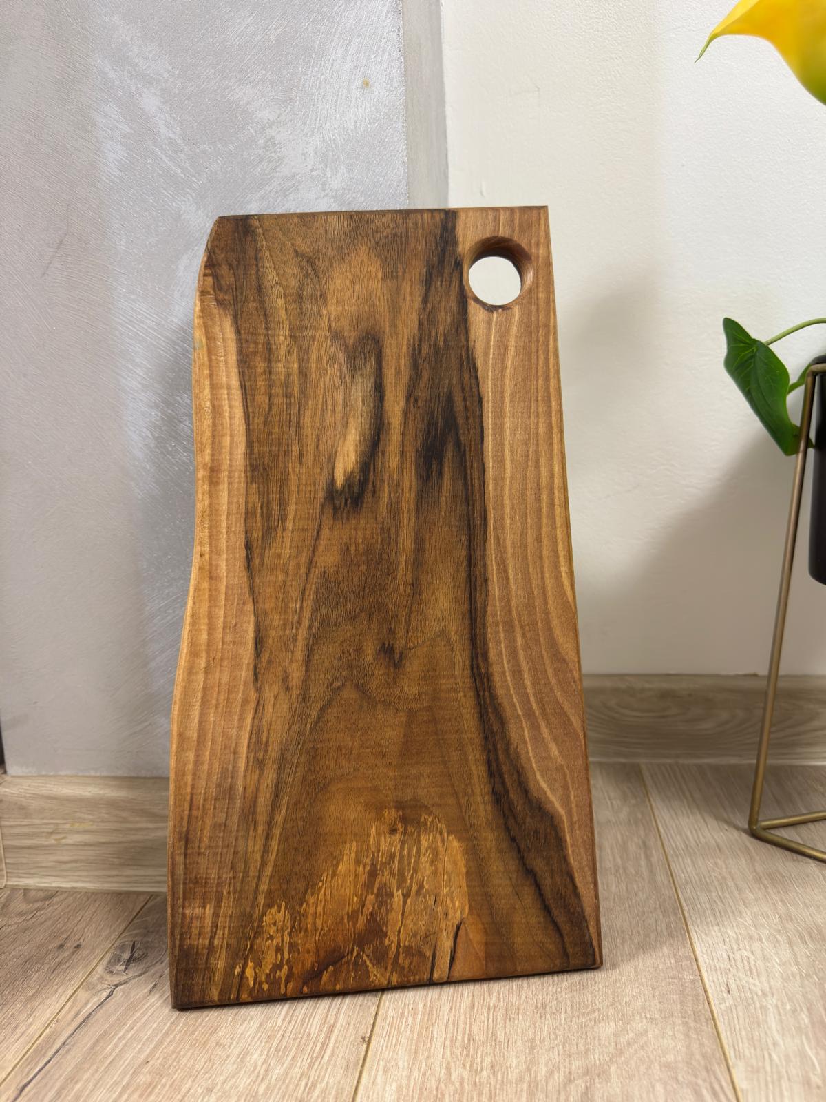 Tocător din lemn masiv de nuc 40x20x2 cm - imagine 2