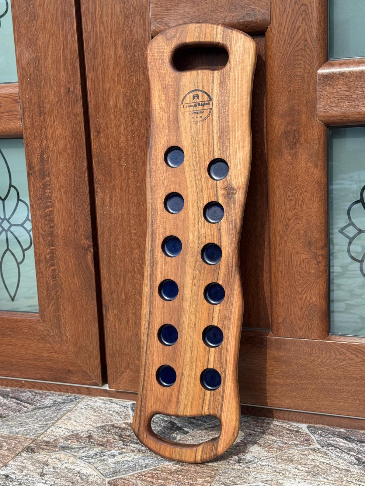 Tavă pentru shot-uri cu rășină epoxidică – 12 gauri – 69x16x2 cm - imagine 2