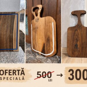 OFERTĂ LIMITATĂ: 3 Tocătoare Premium din Lemn Masiv – de la 500 lei la doar 300 lei