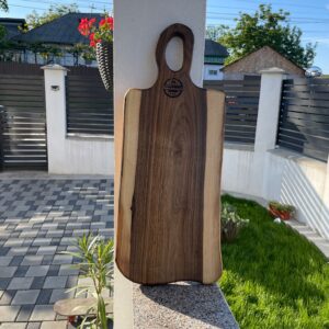 Tocător Premium din Lemn Masiv de Nuc 70x30 cm – Handmade Unicat