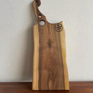 Platou Premium Handmade din Lemn Masiv de Nuc – Rustic Elegant 60x23 cm