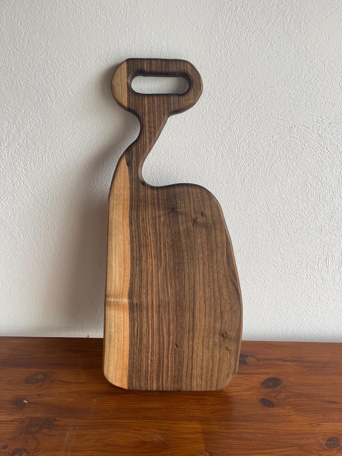 Tocător Premium Handmade din Lemn Masiv de Nuc 60x28 cm - imagine 2