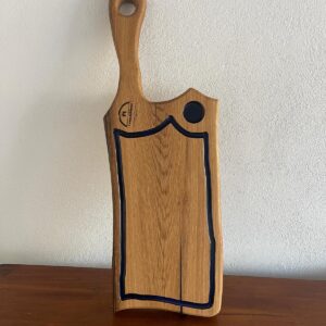 Tocător Stejar cu Canal pentru Lichide – 65x23 cm