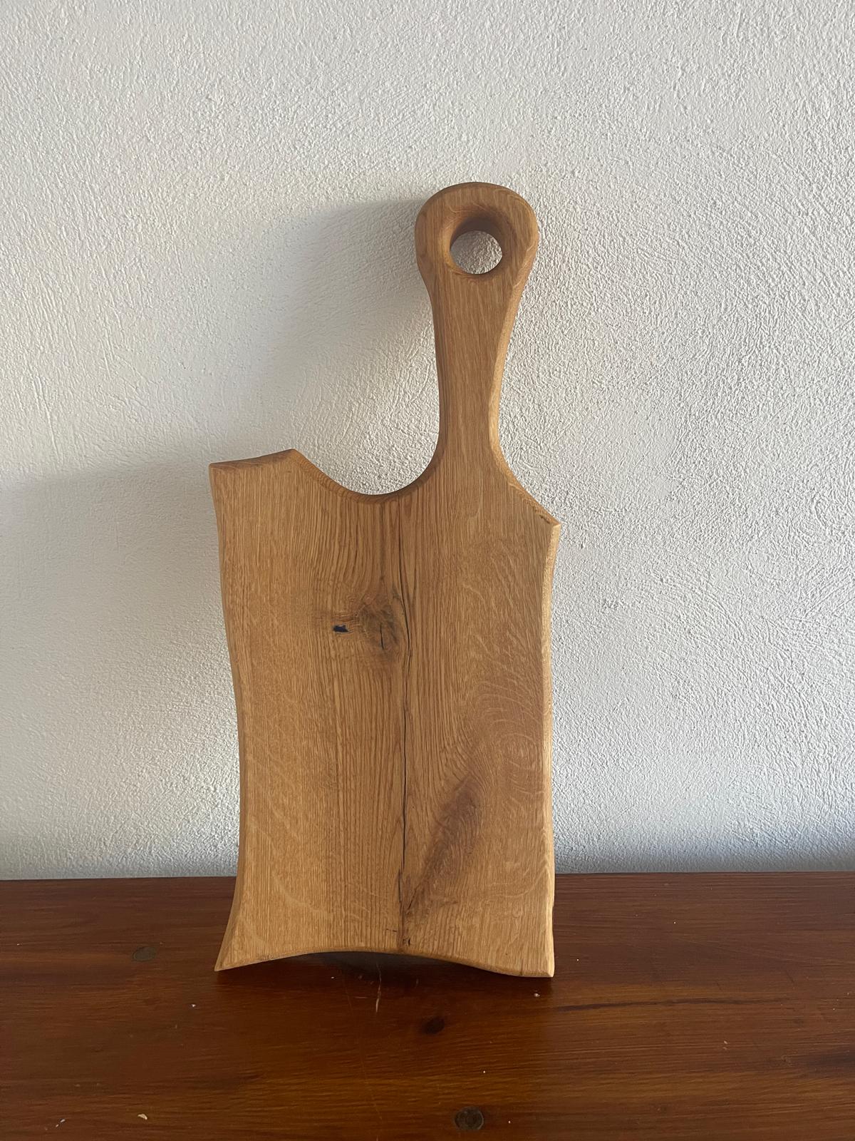 Tocător Stejar cu Rășină Albastră – 50x20 cm - imagine 3
